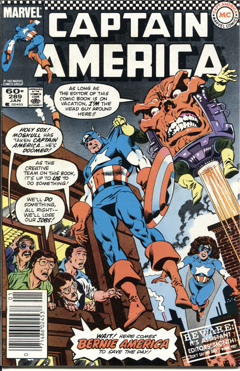 Captain America (1968 Series) #289 Newsstand NM- 9.2