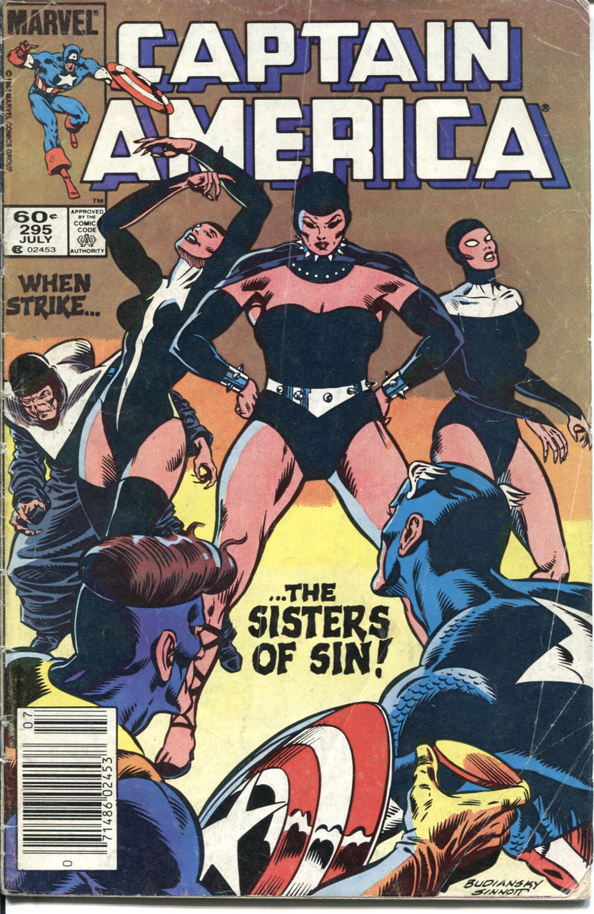 Captain America (1968 Series) #295 Newsstand VG- 3.5