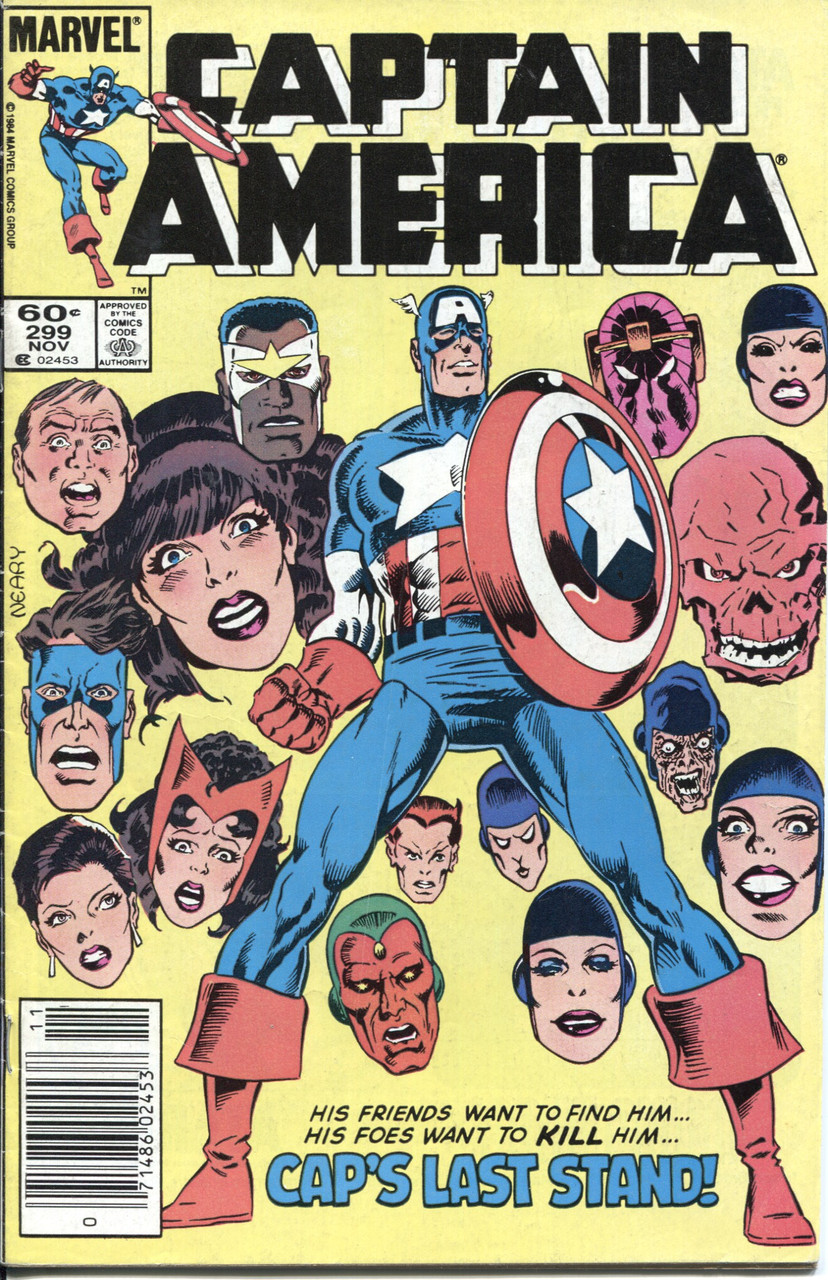 Captain America (1968 Series) #299 Newsstand FN/VF 7.0
