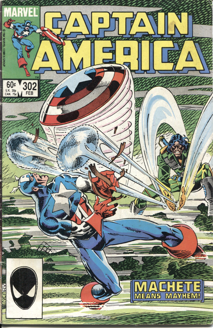 Captain America (1968 Series) #302 VG+ 4.5