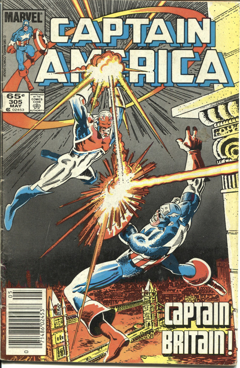 Captain America (1968 Series) #305 Newsstand VG 4.0