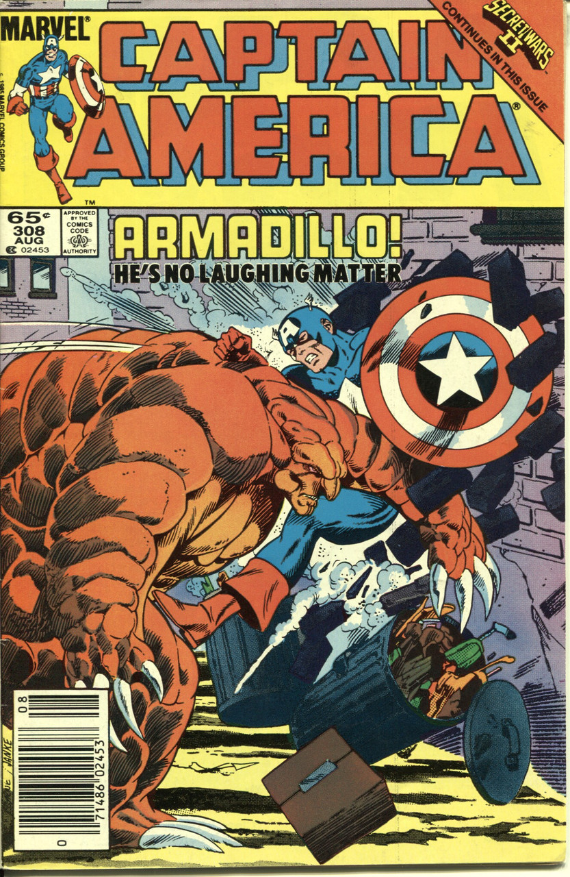 Captain America (1968 Series) #308 Newsstand VF+ 8.5