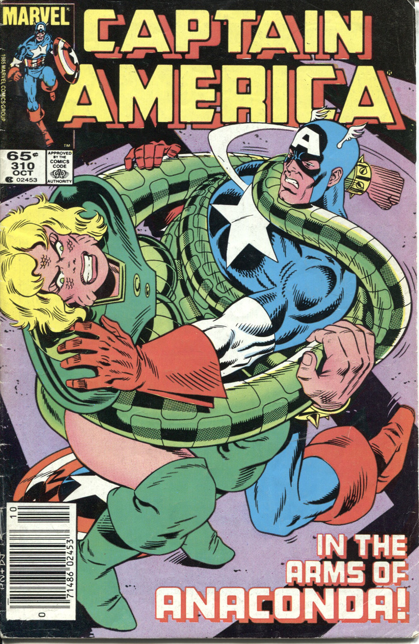 Captain America (1968 Series) #310 Newsstand VG+ 4.5