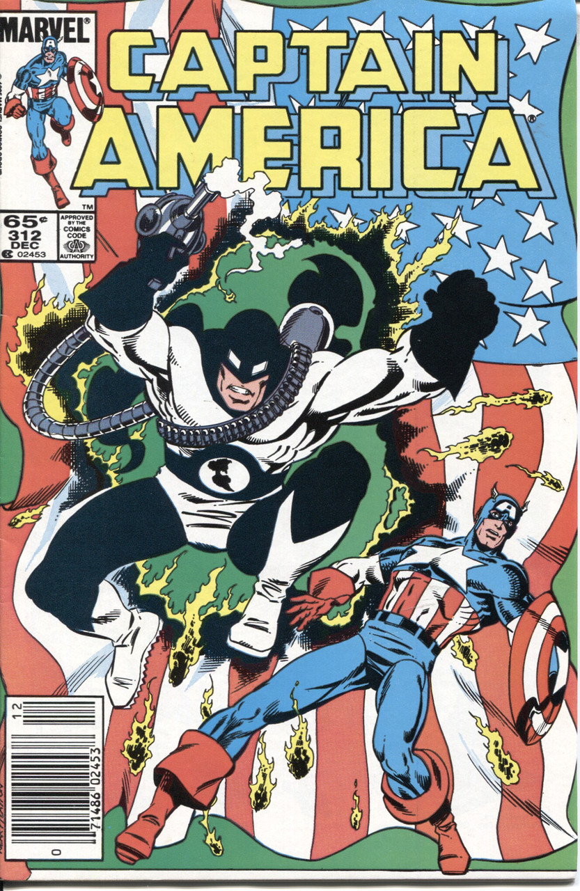 Captain America (1968 Series) #312 Newsstand NM- 9.2