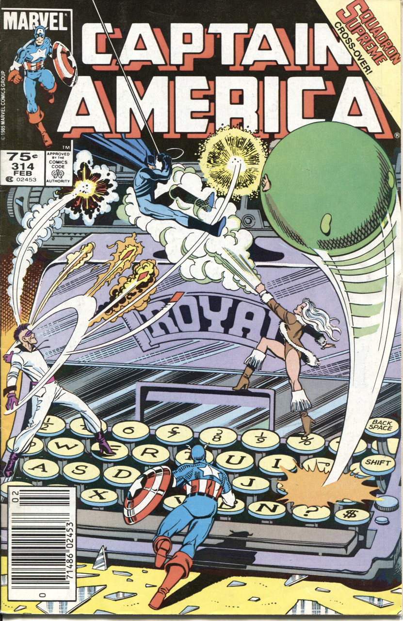 Captain America (1968 Series) #314 Newsstand NM- 9.2