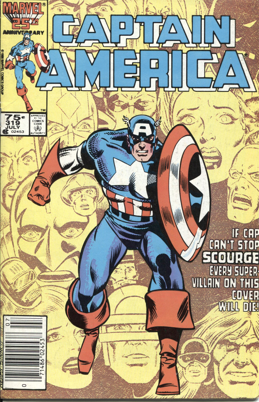 Captain America (1968 Series) #319 Newsstand VF- 7.5