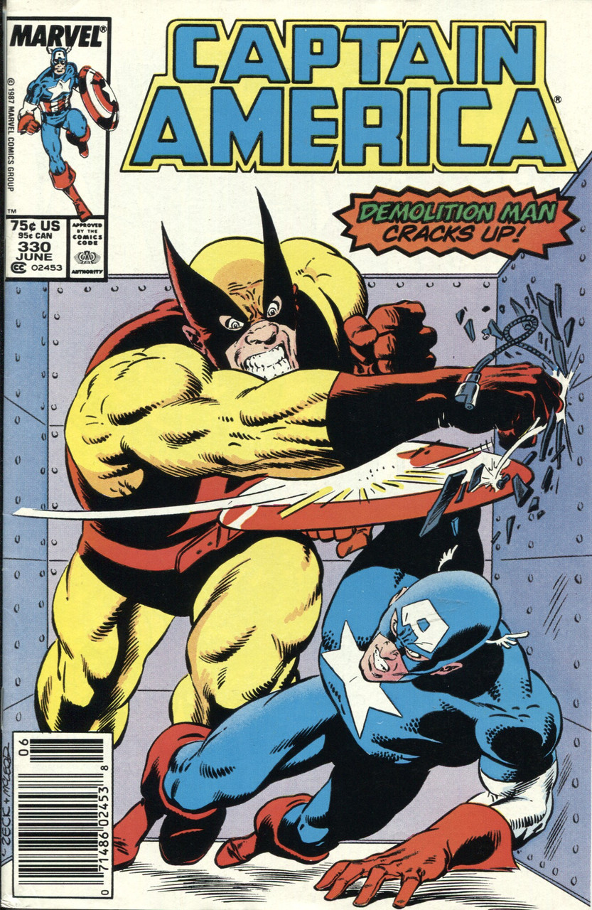 Captain America (1968 Series) #330 Newsstand NM- 9.2