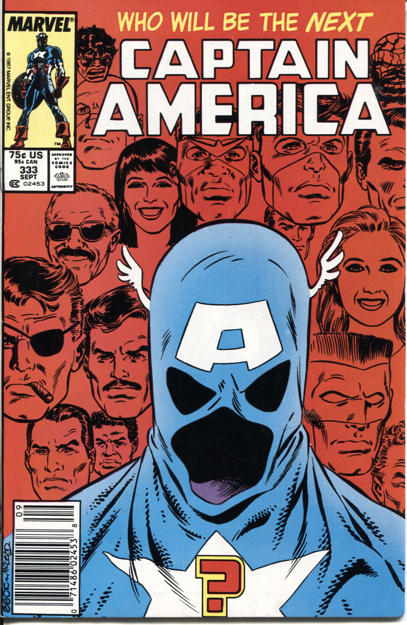 Captain America (1968 Series) #333 Newsstand VG+ 4.5