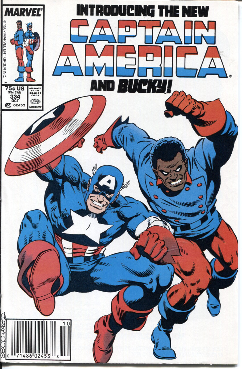 Captain America (1968 Series) #334 Newsstand NM- 9.2