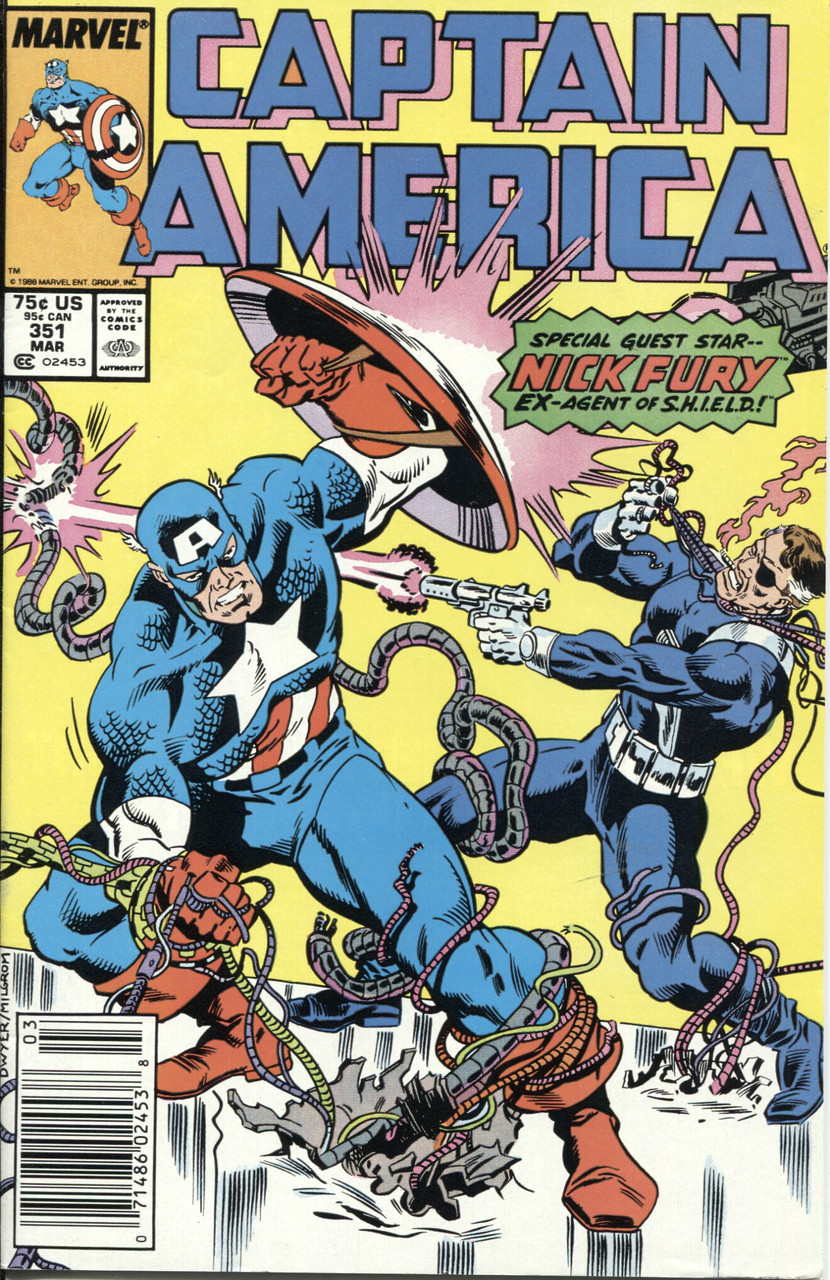 Captain America (1968 Series) #351 Newsstand NM- 9.2