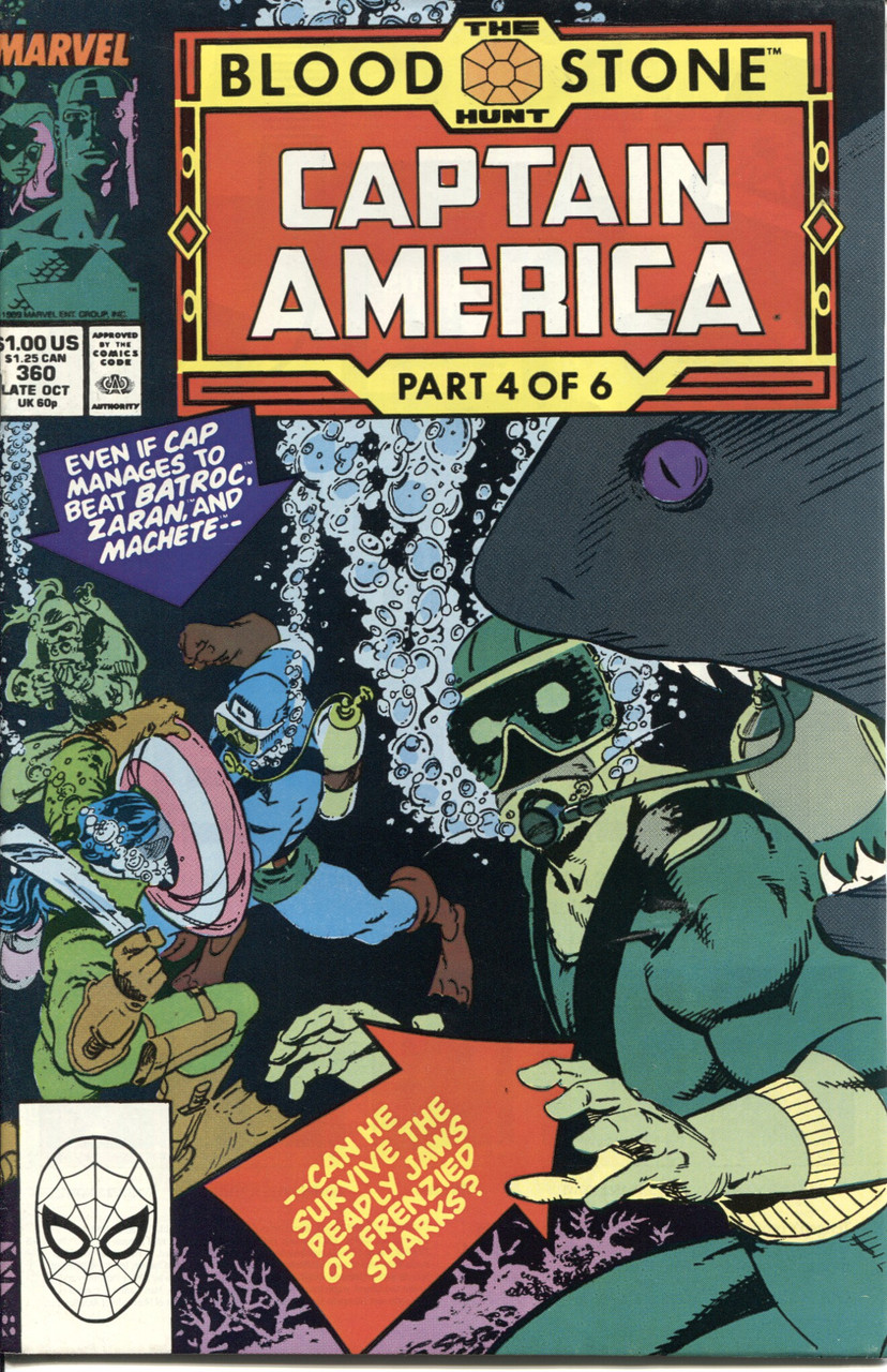Captain America (1968 Series) #360 NM- 9.2