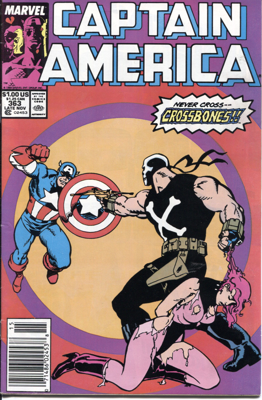 Captain America (1968 Series) #363 Newsstand NM- 9.2