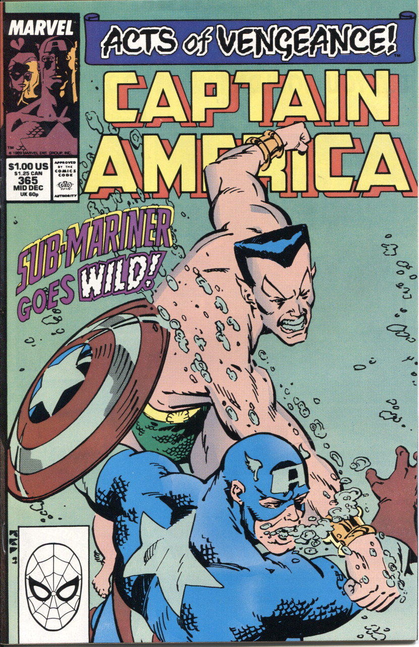 Captain America (1968 Series) #365 NM- 9.2