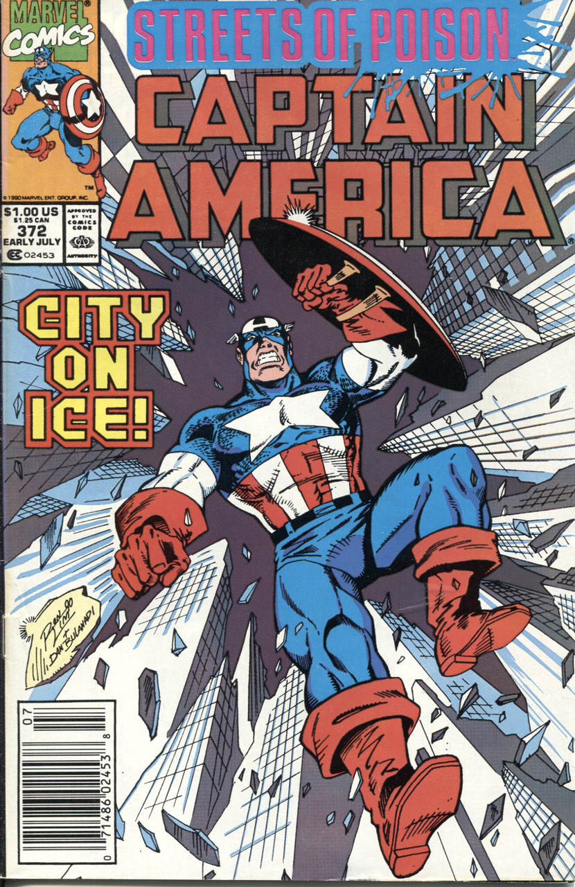 Captain America (1968 Series) #372 Newsstand NM- 9.2