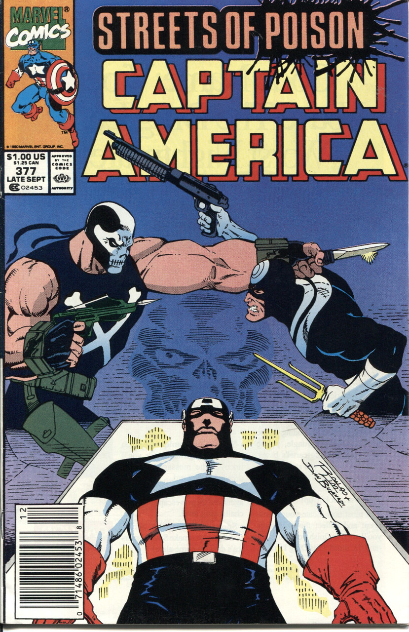 Captain America (1968 Series) #377 Newsstand NM- 9.2