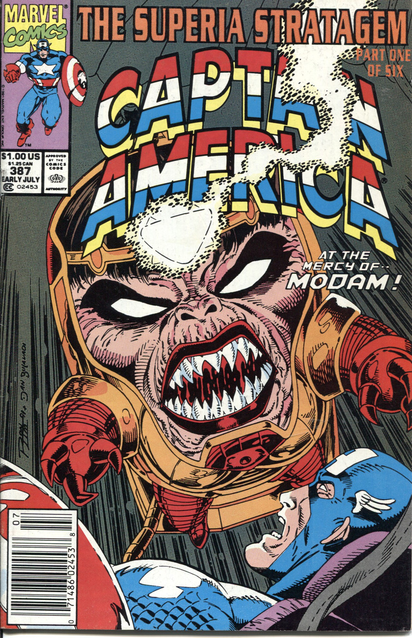 Captain America (1968 Series) #387 Newsstand NM- 9.2