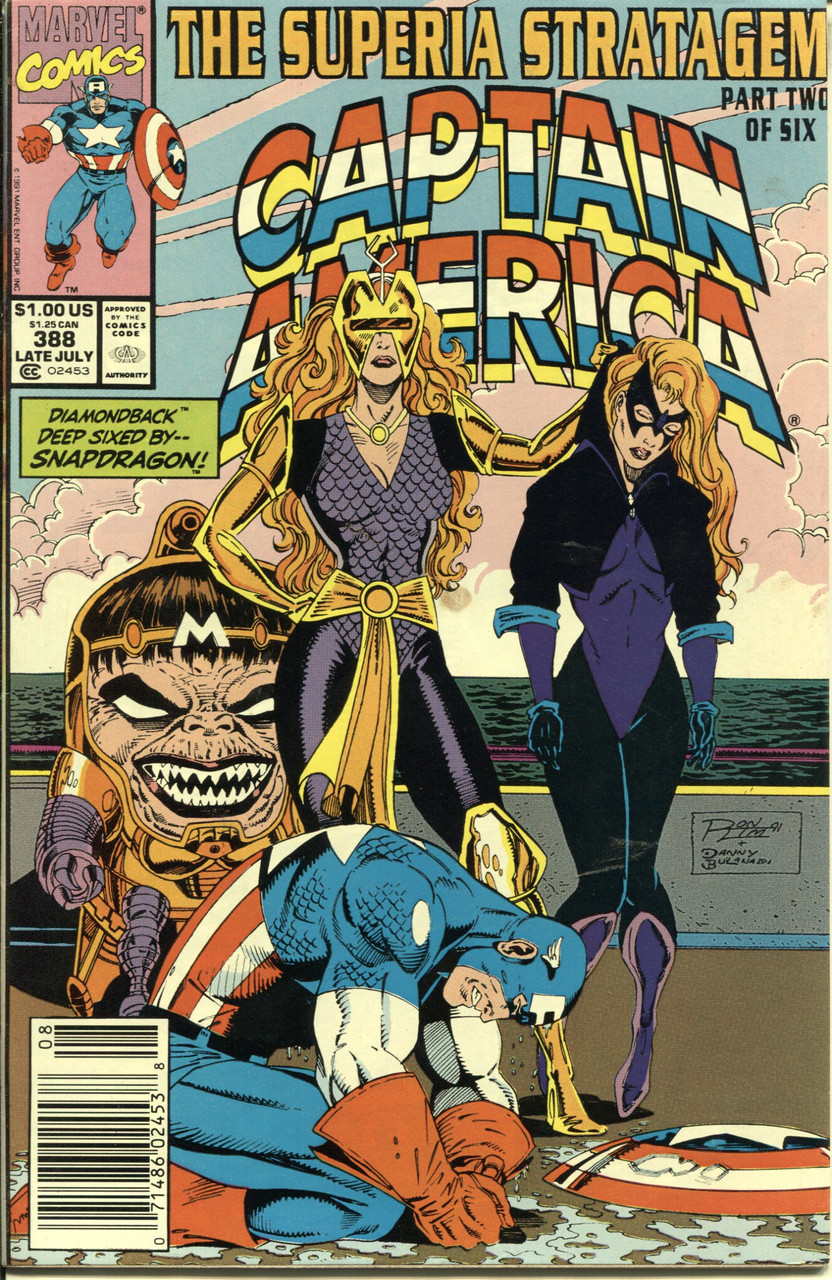 Captain America (1968 Series) #388 Newsstand NM- 9.2