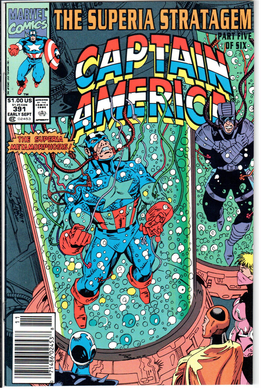 Captain America (1968 Series) #391 Newsstand NM- 9.2