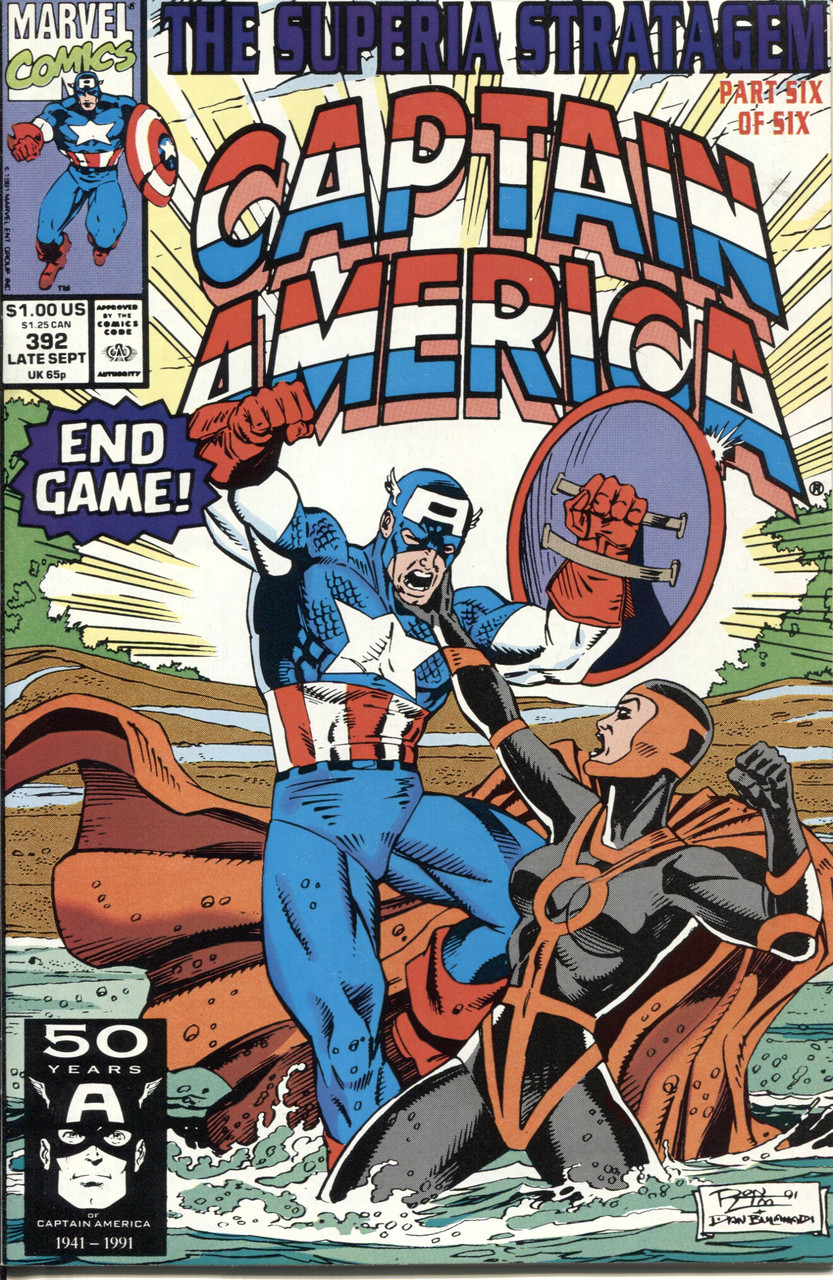 Captain America (1968 Series) #392 NM- 9.2