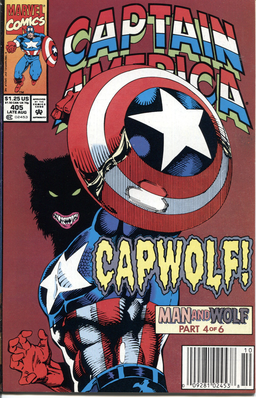 Captain America (1968 Series) #405 Newsstand NM- 9.2