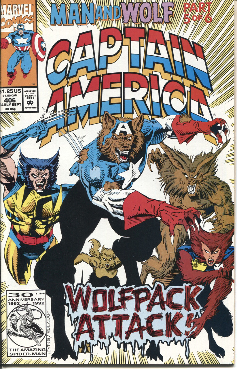 Captain America (1968 Series) #406 NM- 9.2