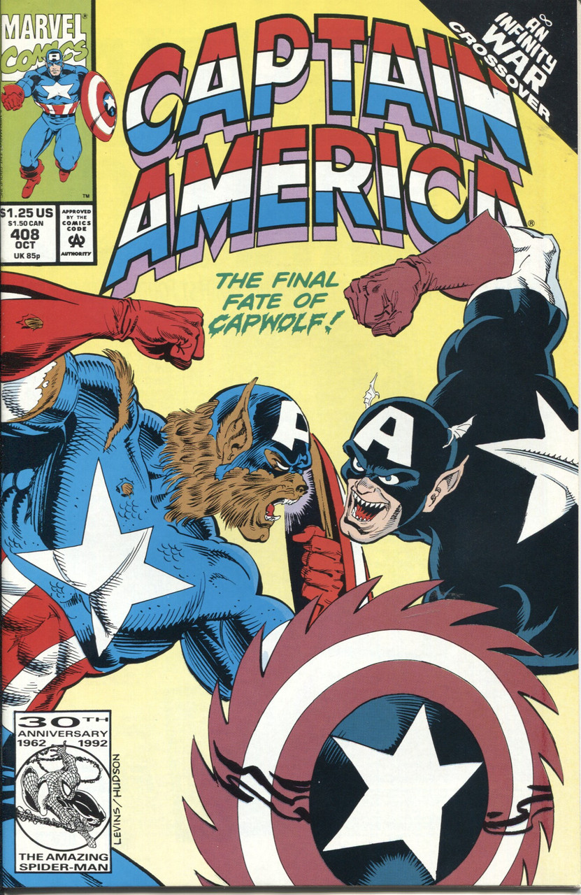 Captain America (1968 Series) #408 NM- 9.2