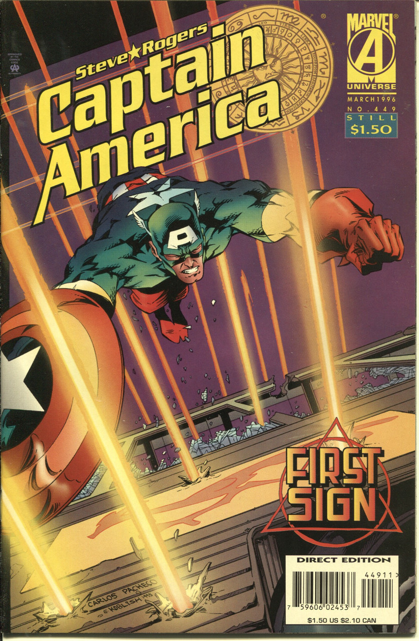 Captain America (1968 Series) #449 NM- 9.2