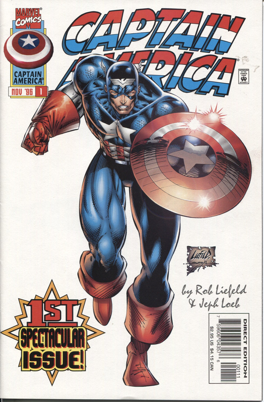 Captain America (1996 Series) #1B NM- 9.2