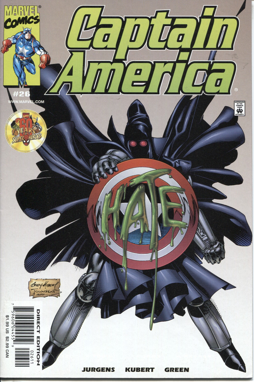 Captain America (1998 Series) #26 NM- 9.2