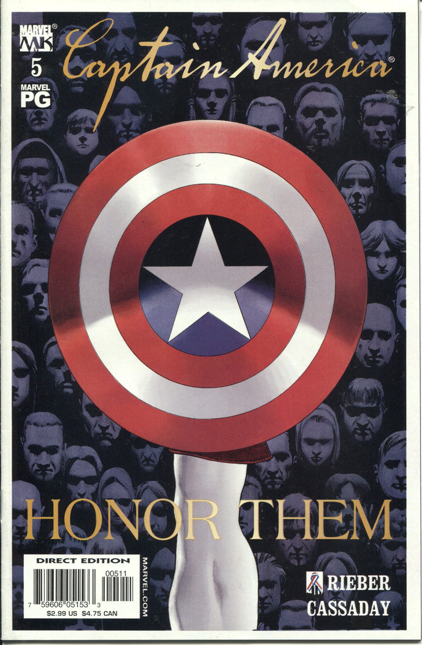 Captain America (2002 Series) #5 NM- 9.2