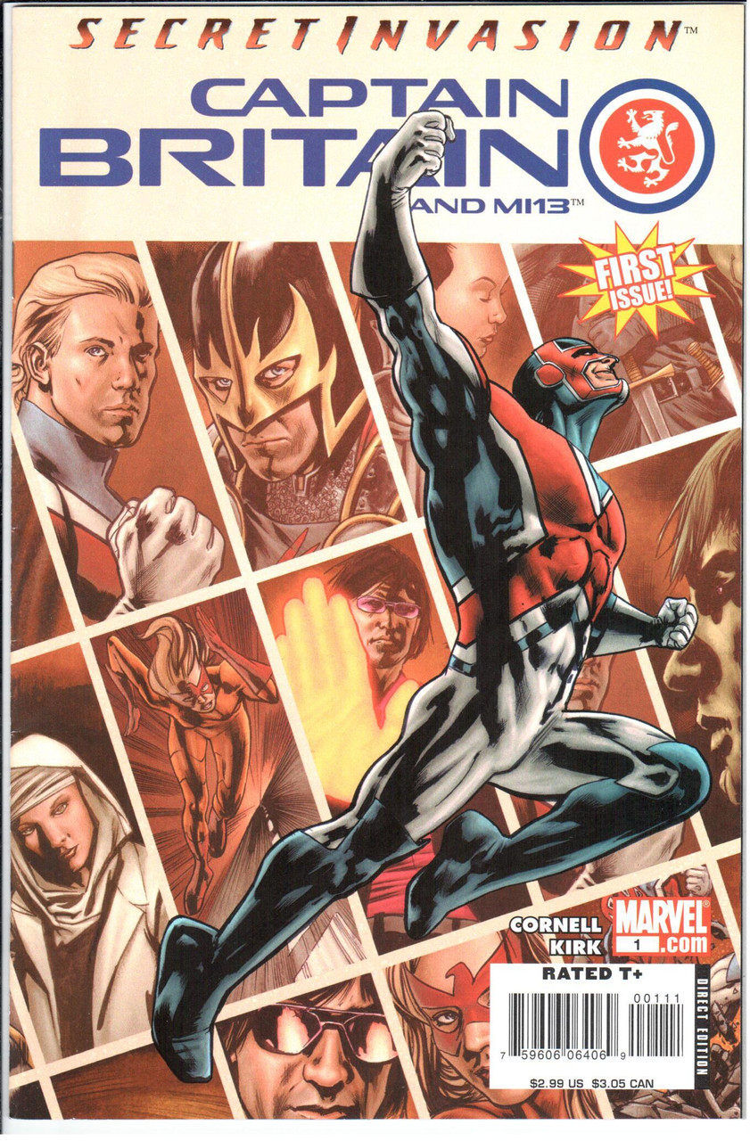 Captain Britain and MI13 (2008 Series) #1 NM- 9.2