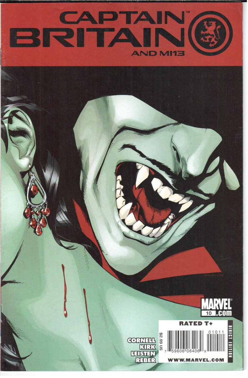 Captain Britain and MI13 (2008 Series) #10 NM- 9.2