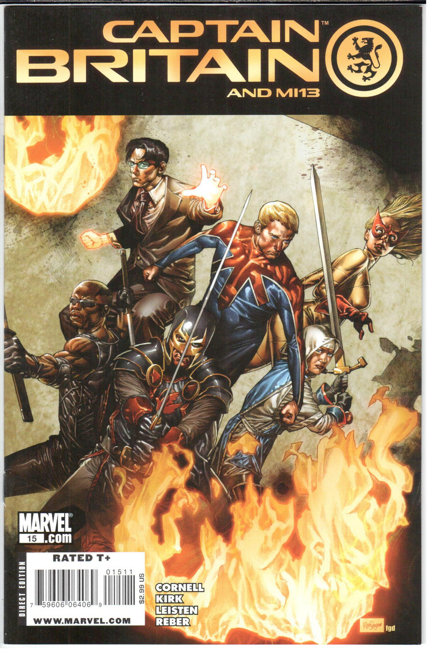 Captain Britain and MI13 (2008 Series) #15 NM- 9.2