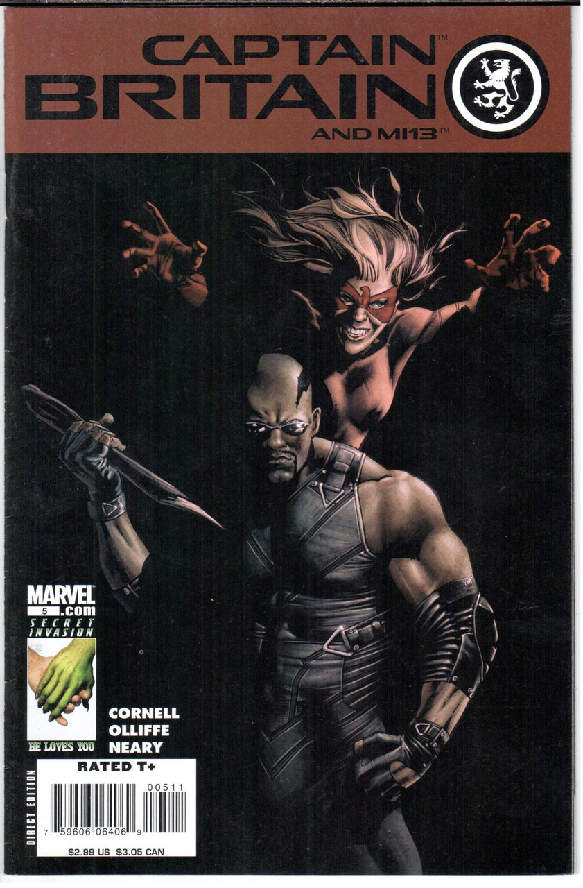 Captain Britain and MI13 (2008 Series) #5 NM- 9.2