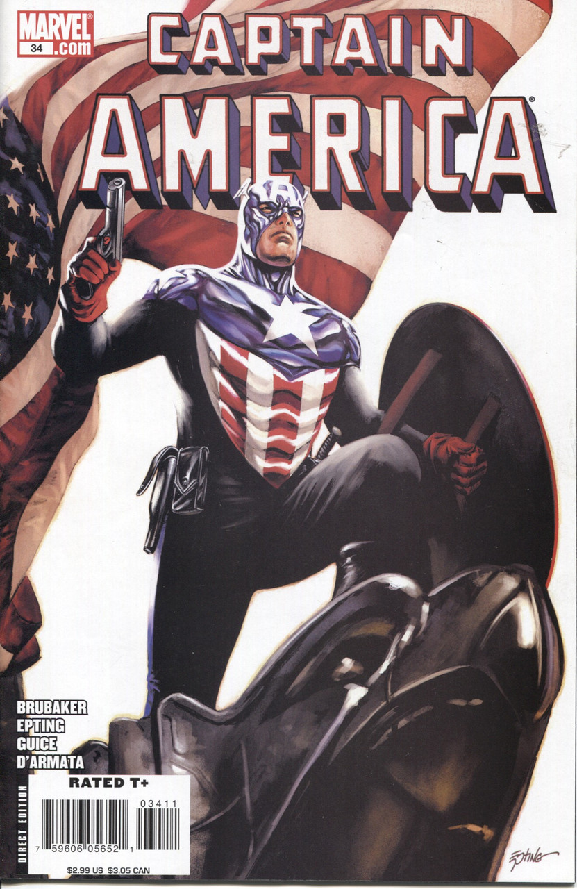 Captain America (2005 Series) #34A NM- 9.2