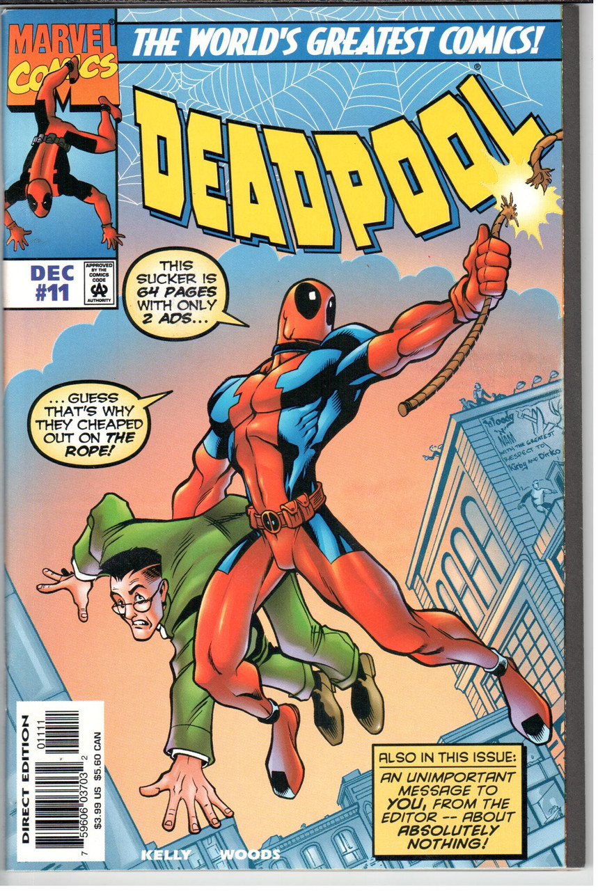 Deadpool (1997 Series) #11 NM- 9.2