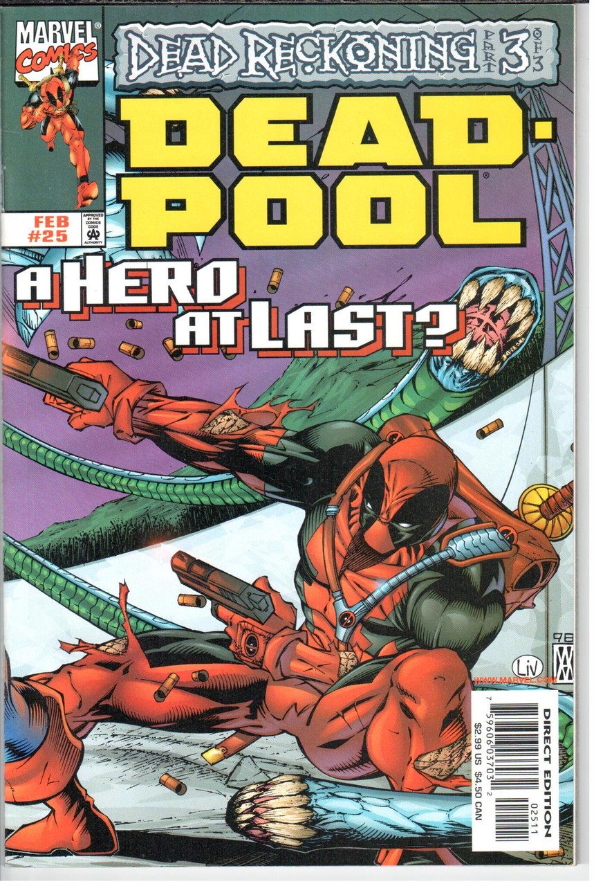 Deadpool (1997 Series) #25 NM- 9.2