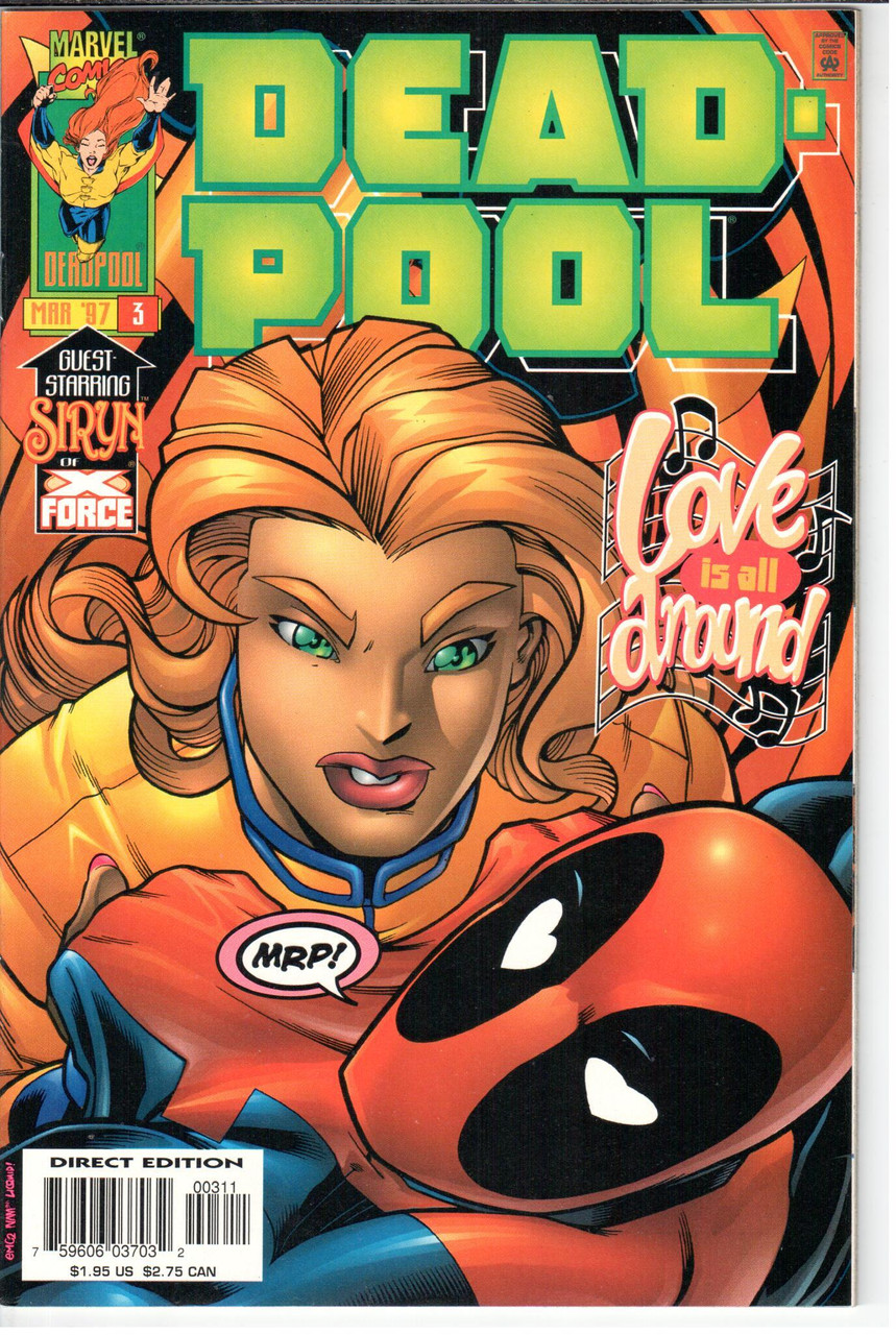 Deadpool (1997 Series) #3 NM- 9.2