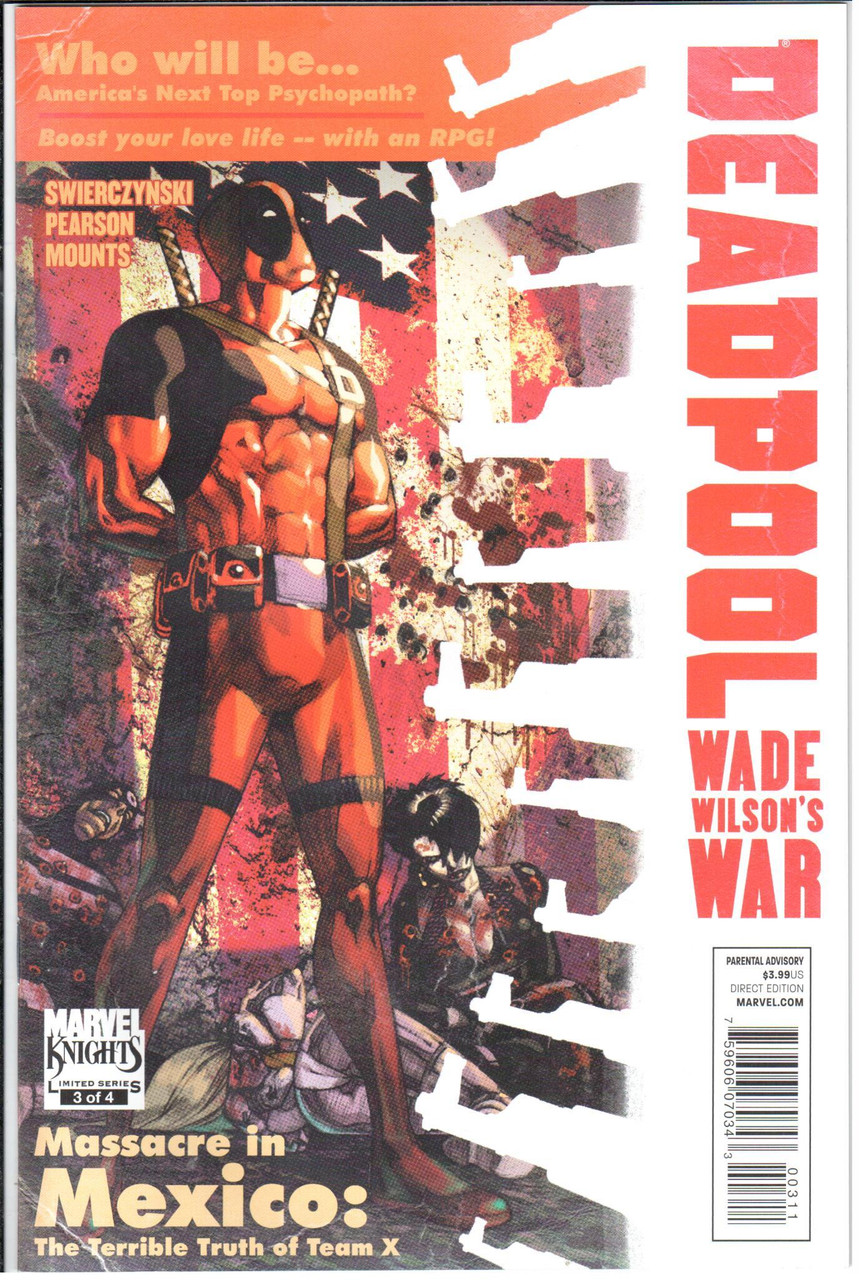 Deadpool Wade Wilson's War #3 NM- 9.2
