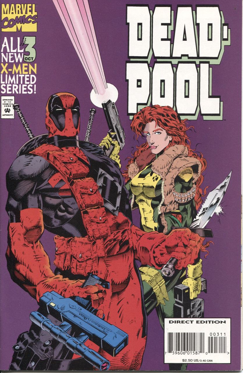 Deadpool X-Men Limited Series #3 NM- 9.2