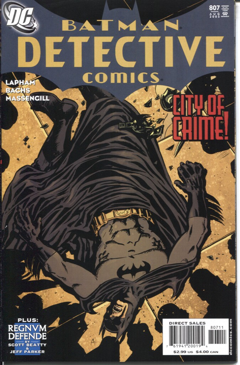 Detective Comics (1937 Series) #807 NM- 9.2