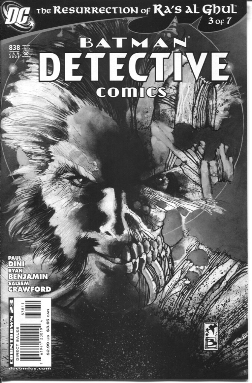 Detective Comics (1937 Series) #838 NM- 9.2