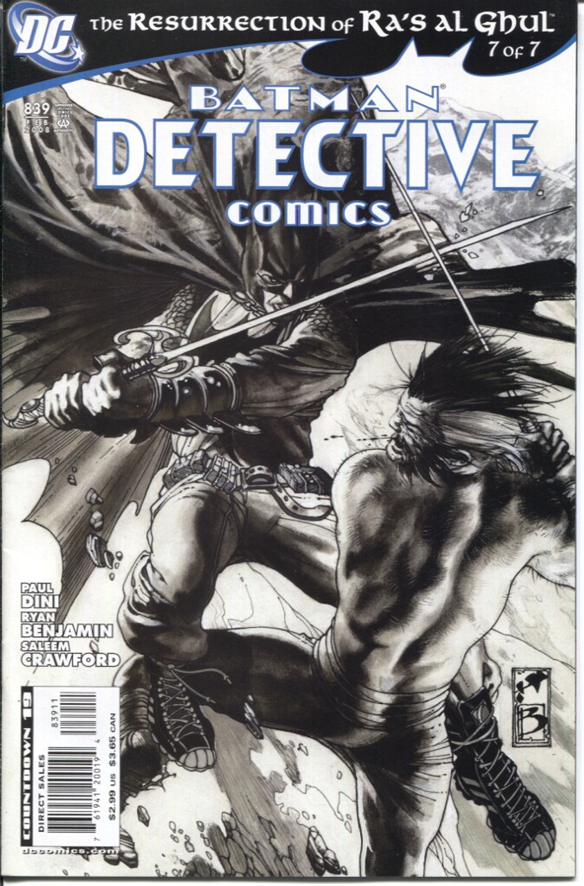 Detective Comics (1937 Series) #839 NM- 9.2