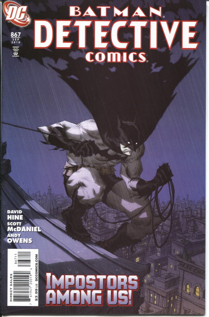 Detective Comics (1937 Series) #867 NM- 9.2