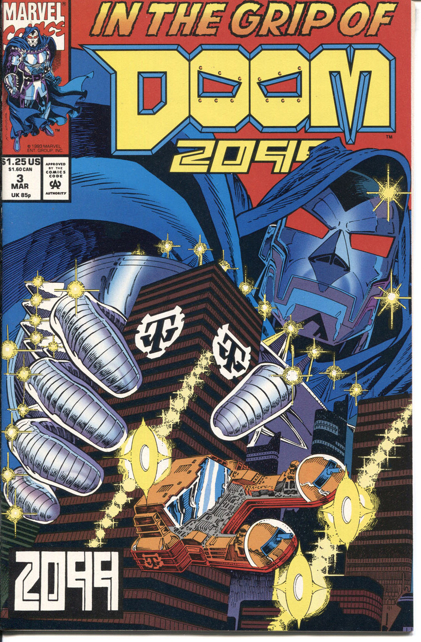 Doom 2099 (1993 Series) #3 NM- 9.2