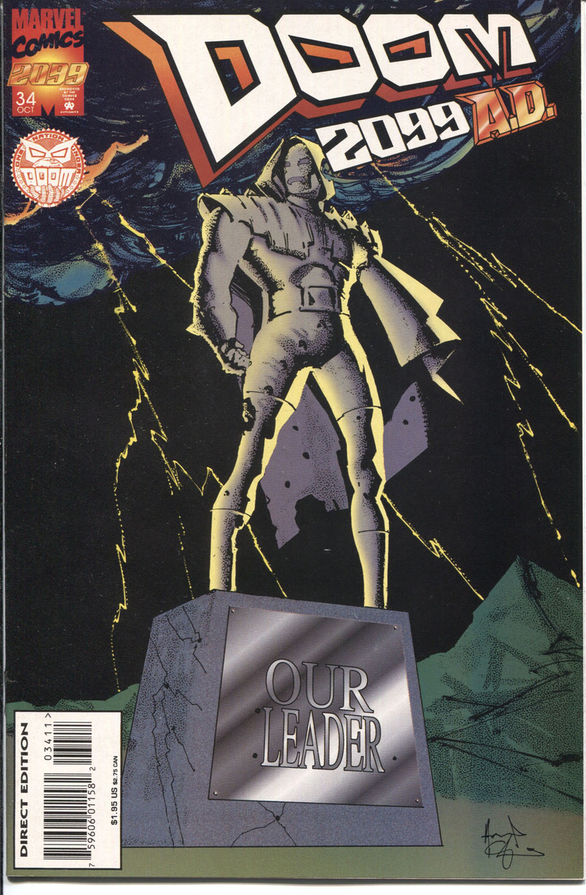 Doom 2099 (1993 Series) #34 NM- 9.2