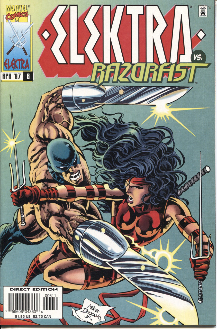 Elektra (1996 Series) #6 NM- 9.2