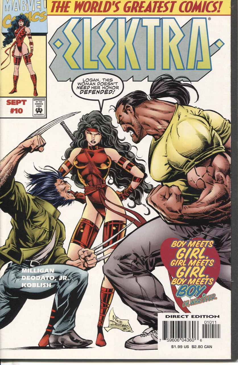 Elektra (1996 Series) #10 NM- 9.2