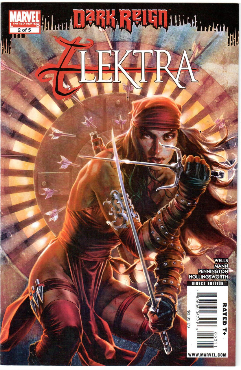 Elektra Dark Reign #2 NM- 9.2