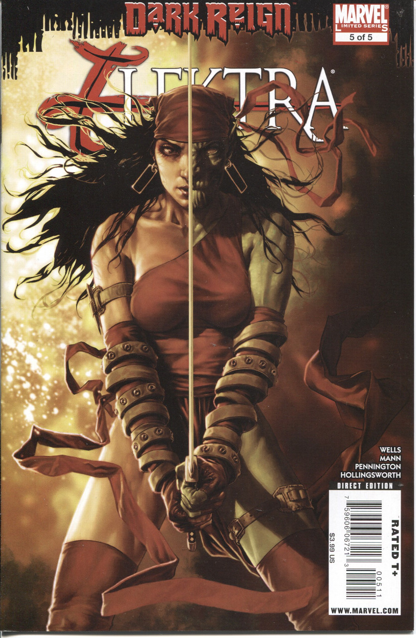 Elektra Dark Reign #5 NM- 9.2
